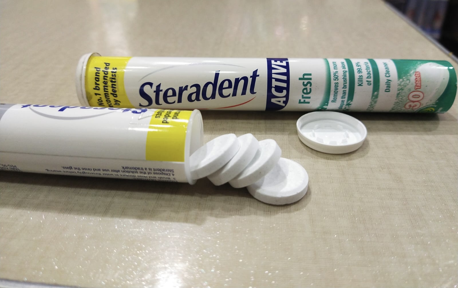 Steradent Aligner | Retainer | Denture Cleaning Tablets - 30 Tabs | Sterilizing Tablets for False Teeth - Image 5