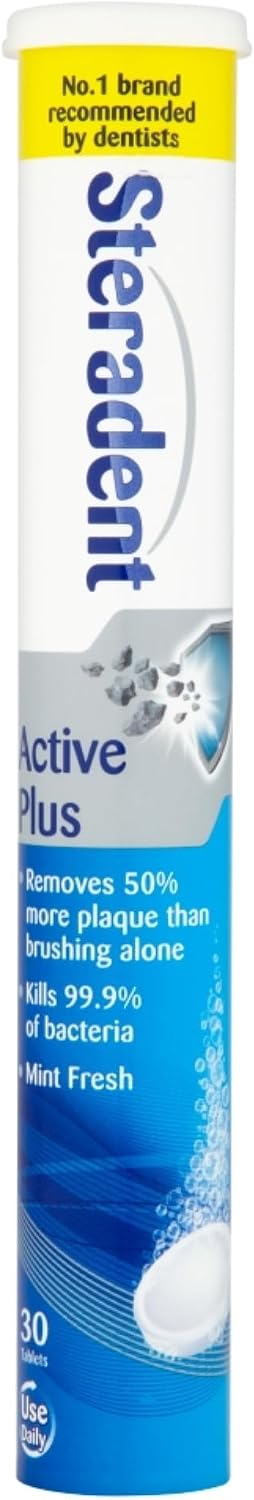 Steradent Aligner | Retainer | Denture Cleaning Tablets - 30 Tabs | Sterilizing Tablets for False Teeth - Image 6