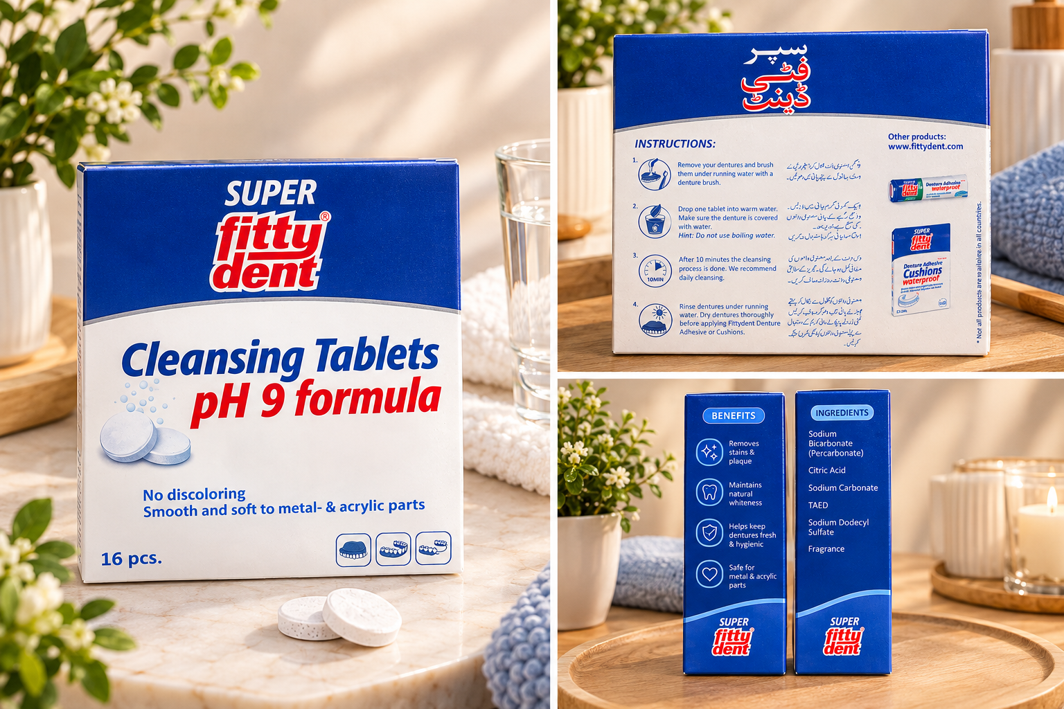 Cleansing Tablets | Super FittyDent | Denture Cleaning Tablets - Image 6
