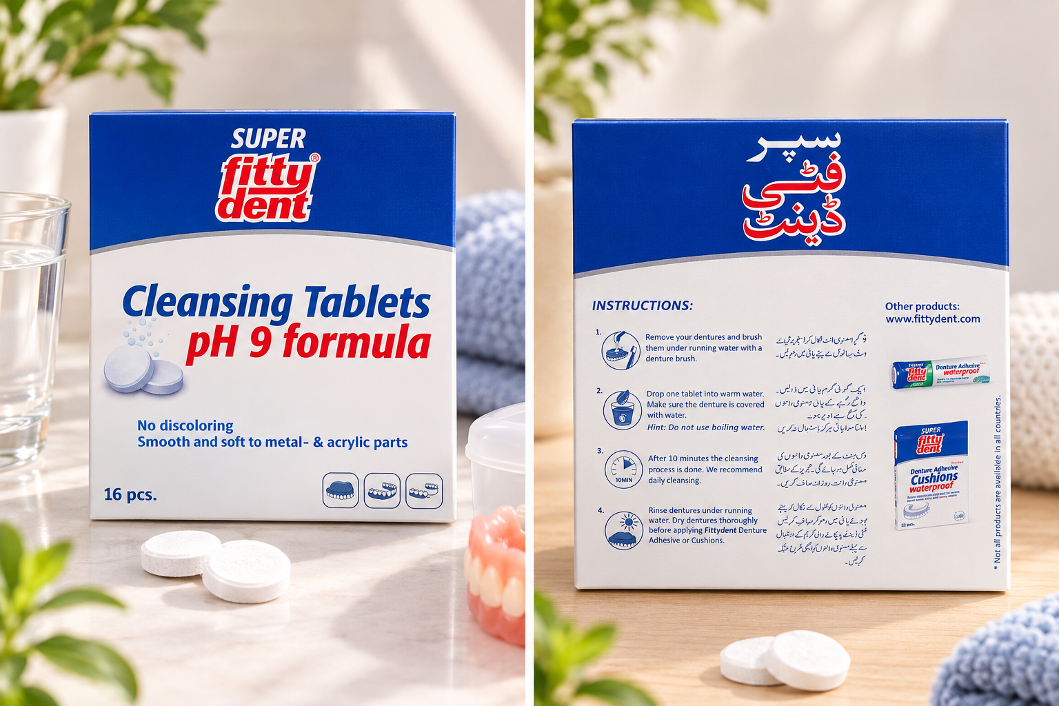 Cleansing Tablets | Super FittyDent | Denture Cleaning Tablets - Image 7