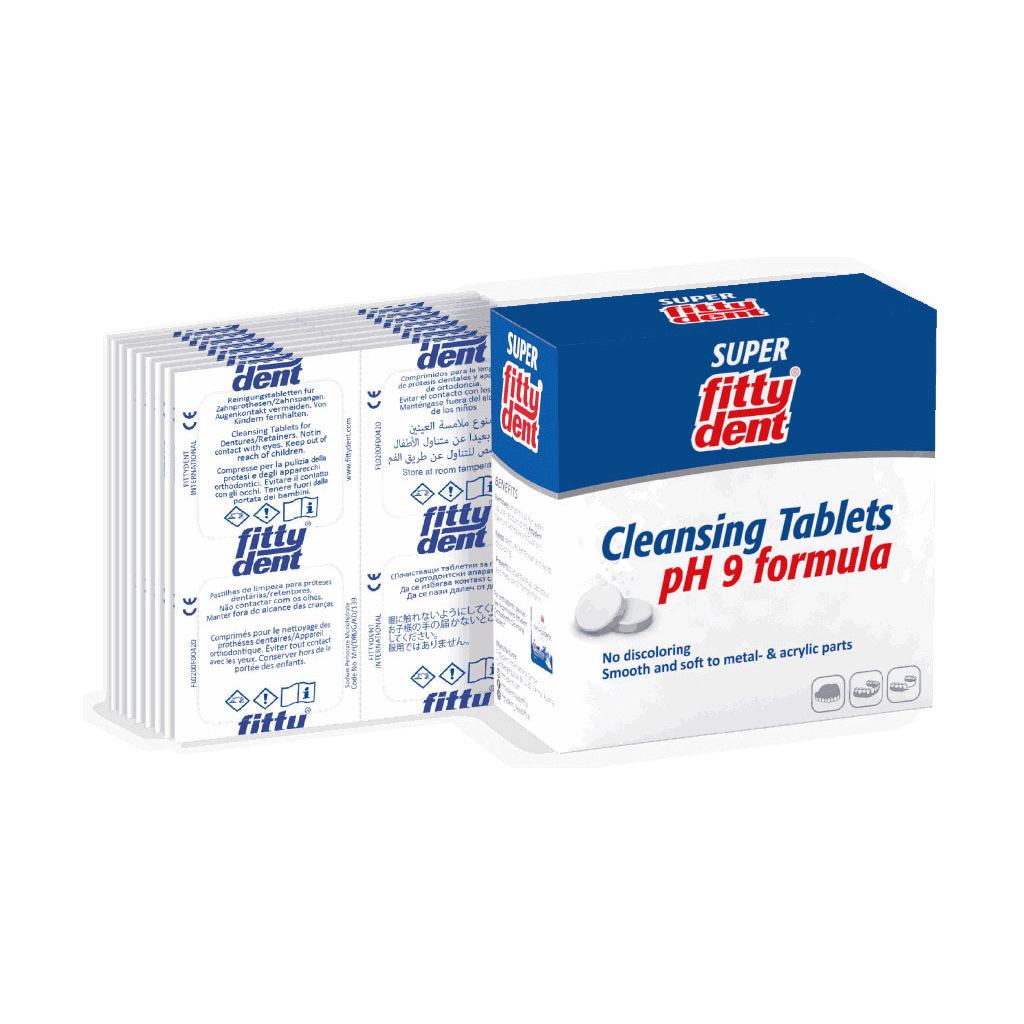 Cleansing Tablets | Super FittyDent | Denture Cleaning Tablets - Image 2