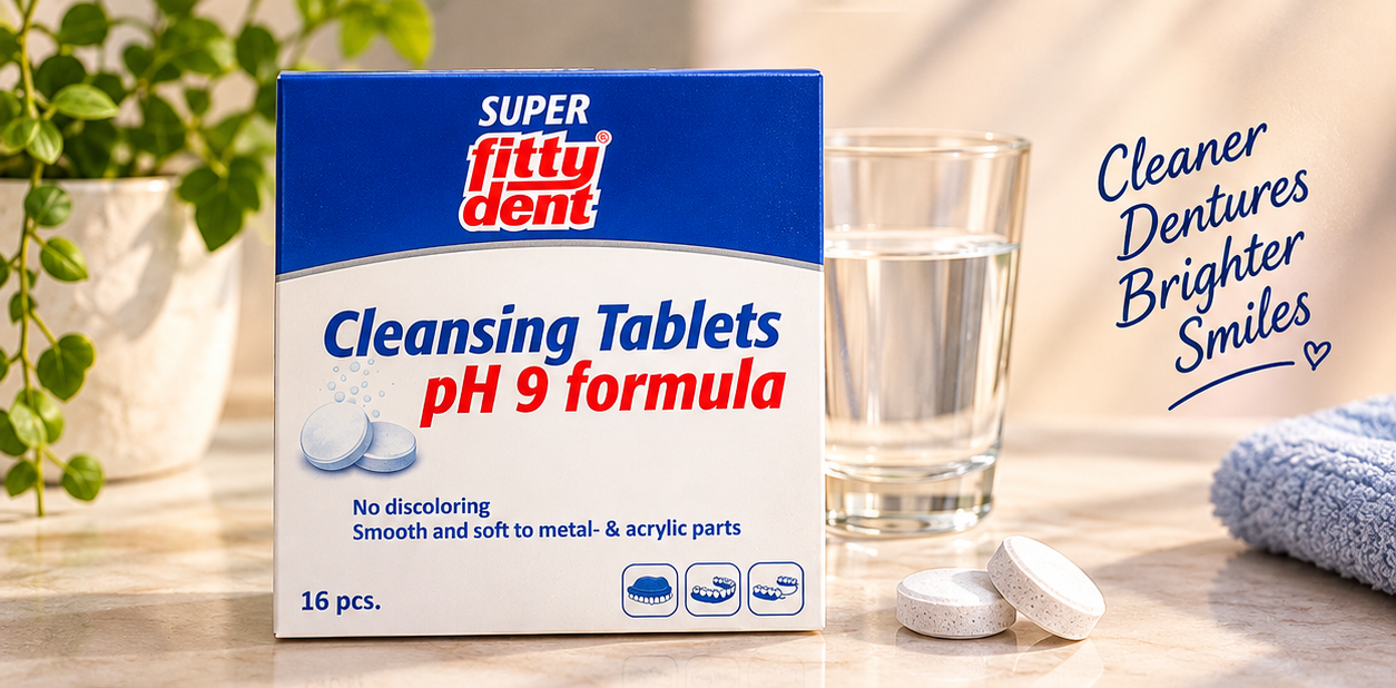 Cleansing Tablets | Super FittyDent | Denture Cleaning Tablets - Image 3